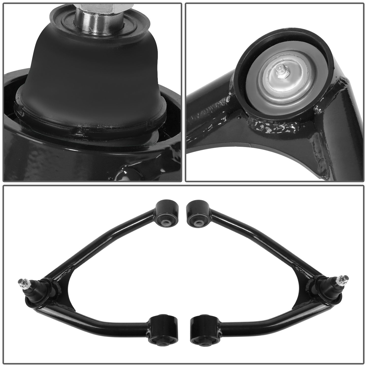 HORQUILLAS CADILLAC CHEVY GMC SUV 1500 2007-2015, 2-4" UPPER CONTROL ARM LIFT KITS FOR CHEVY SILVERADO GM 1500 07-16 TUBULAR, UPPER CONTROL ARM FOR 2-4" LEVELING KIT 2007-2018 CHEVY SILVERADO GM SIERRA 1500, BLACK+BLACK