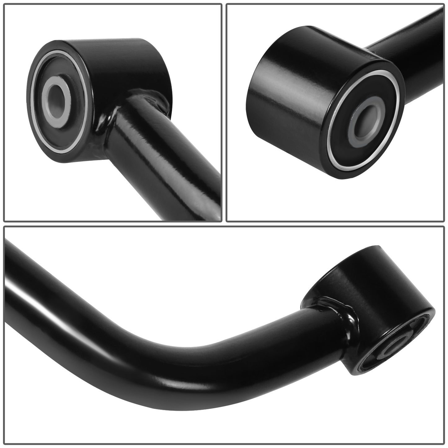 HORQUILLAS 2009-2018 RAM 1500 2WD FRONT UPPER CONTROL ARM BALL JOINT FOR 2-4" LIFT KIT, BLACK+BLACK