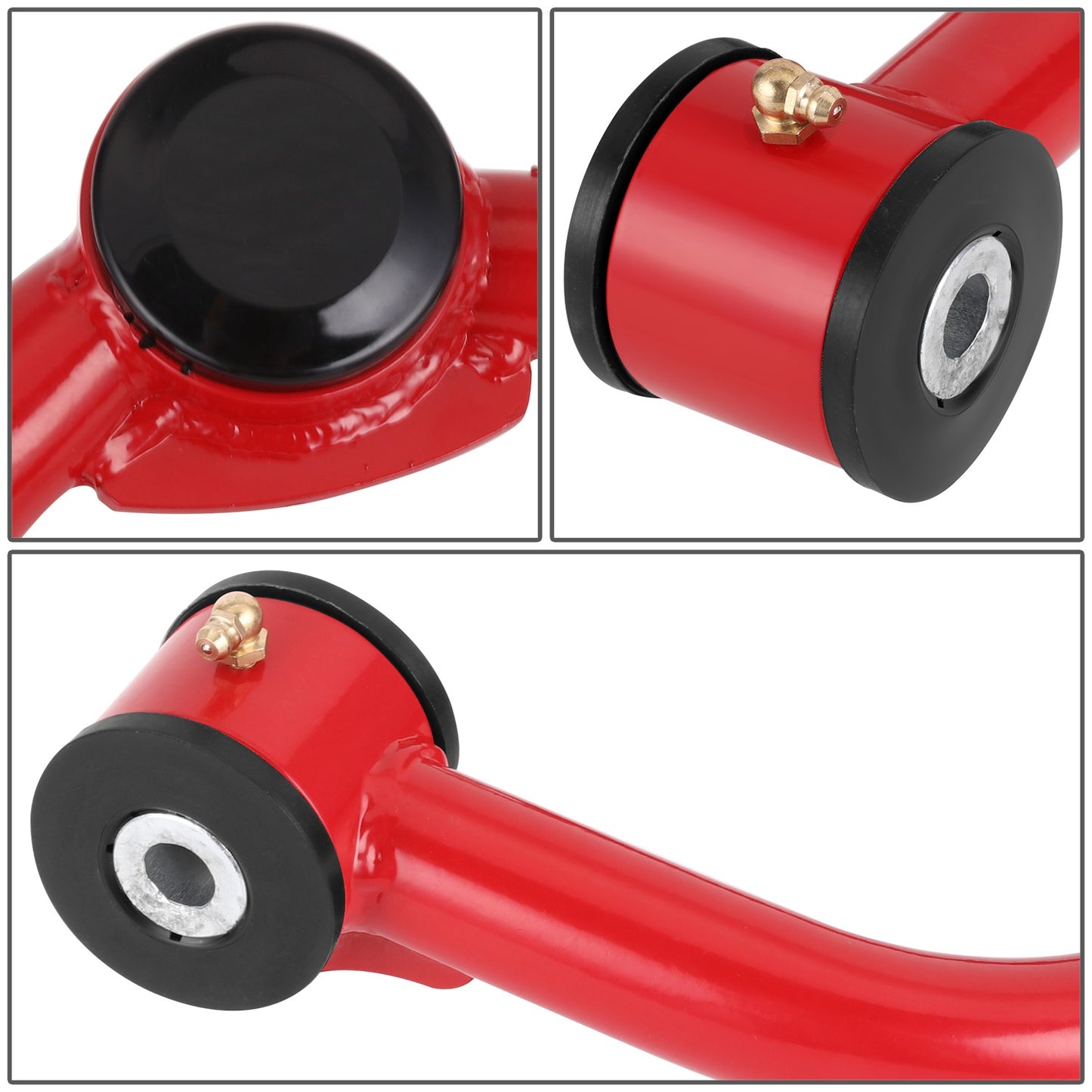 HORQUILLAS TOYOTA 4RUNNER 1996-2002 / TOYOTA TACOMA 1995-2004 - FITS MODELS WITH 2-4" LIFT - RED / BLACK