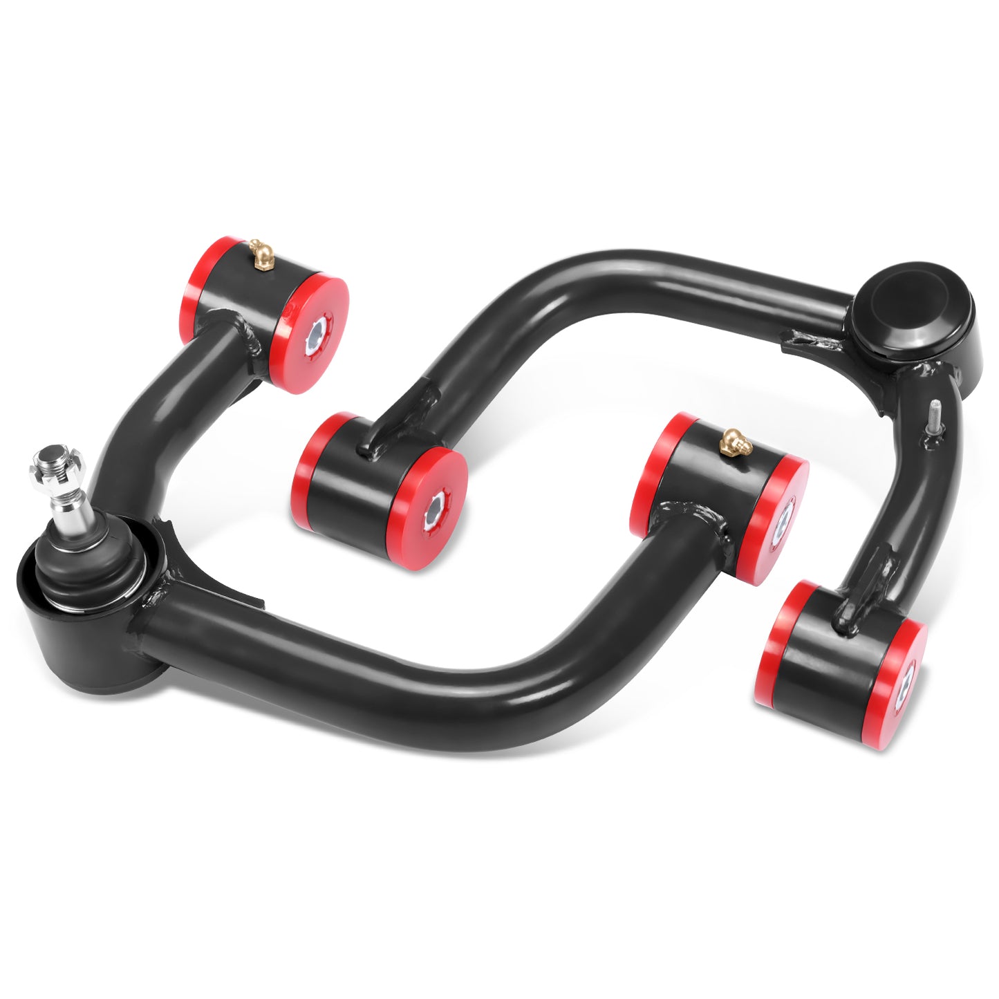 HORQUILLAS 2003-2022 TOYOTA FJ CRUISER 4RUNNER FRONT UPPER CONTROL ARMS 2-4"LIFT,
2003-2022 TOYOTA 4RUNNER
2007-2014 TOYOTA FJ CRUISER
2010-2016 LEXUS GX460
2003-2009 LEXUS GX470
BLACK+RED