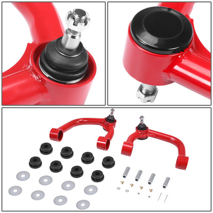 HORQUILLAS 2003-2022 TOYOTA FJ CRUISER 4RUNNER FRONT UPPER CONTROL ARMS 2-4"LIFT,
2003-2022 TOYOTA 4RUNNER
2007-2014 TOYOTA FJ CRUISER
2010-2016 LEXUS GX460
2003-2009 LEXUS GX470
RED+BLACK