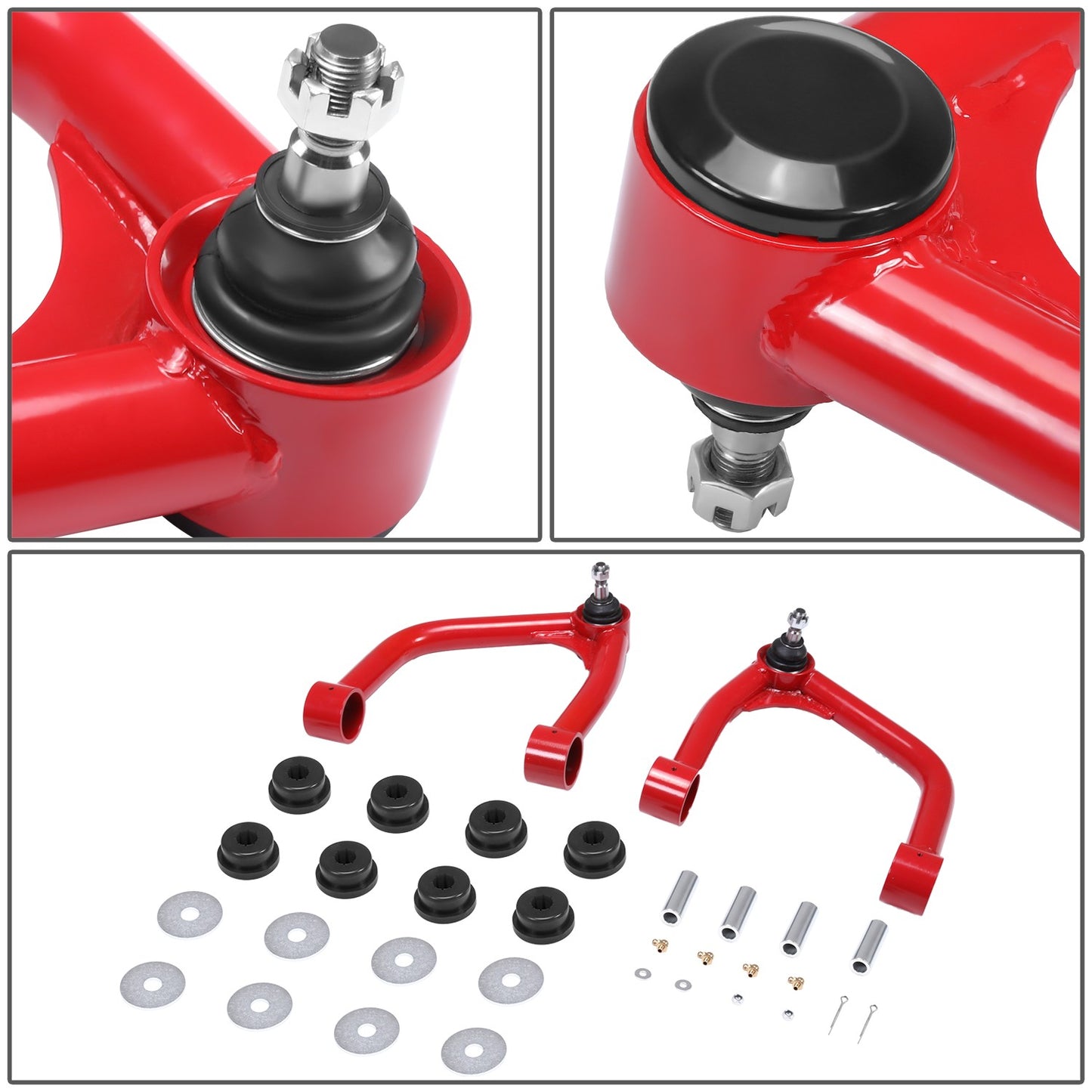 HORQUILLAS 07-22 TOYOTA SEQUOIA TUNDRA,
2007-2022 TOYOTA TUNDRA
2007-2022 TOYOTA SEQUOIA
RED+BLACK