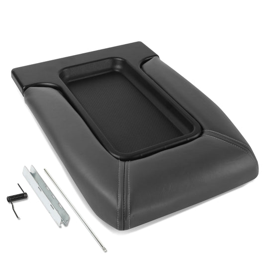 TAPA DE CONSOLA CENTER CONSOLE LID - 03 CADILLAC ESCALADE ESV / 02-03 CADILLAC ESCALADE EXT PICKUP TRUCK / 02-06 CHEVROLET AVALANCHE PICKUP TRUCK / 01-06 CHEVROLET SILVERADO PICKUP TRUCK / 07 CHEVROLET SILVERADO PICKUP TRUCK CLASSIC ONLY / 01-06 CHEVROLET