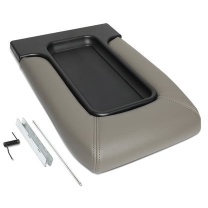 TAPA DE CONSOLA CENTER CONSOLE LID - 03 CADILLAC ESCALADE ESV / 02-03 CADILLAC ESCALADE EXT PICKUP TRUCK / 02-06 CHEVROLET AVALANCHE PICKUP TRUCK / 01-06 CHEVROLET SILVERADO PICKUP TRUCK / 07 CHEVROLET SILVERADO PICKUP TRUCK CLASSIC ONLY / 01-06 CHEVROLET