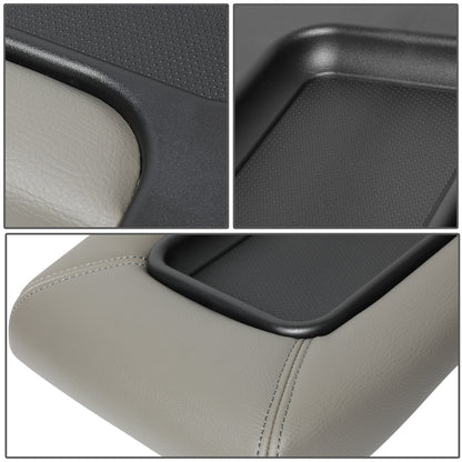 TAPA DE CONSOLA CENTER CONSOLE LID - 03 CADILLAC ESCALADE ESV / 02-03 CADILLAC ESCALADE EXT PICKUP TRUCK / 02-06 CHEVROLET AVALANCHE PICKUP TRUCK / 01-06 CHEVROLET SILVERADO PICKUP TRUCK / 07 CHEVROLET SILVERADO PICKUP TRUCK CLASSIC ONLY / 01-06 CHEVROLET