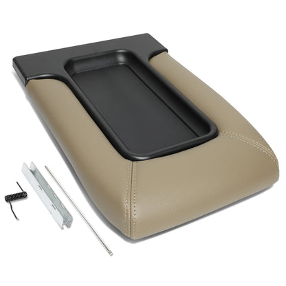 TAPA DE CONSOLA CENTER CONSOLE LID - 03 CADILLAC ESCALADE ESV / 02-03 CADILLAC ESCALADE EXT PICKUP TRUCK / 02-06 CHEVROLET AVALANCHE PICKUP TRUCK / 01-06 CHEVROLET SILVERADO PICKUP TRUCK / 07 CHEVROLET SILVERADO PICKUP TRUCK CLASSIC ONLY / 01-06 CHEVROLET