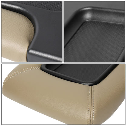 TAPA DE CONSOLA CENTER CONSOLE LID - 03 CADILLAC ESCALADE ESV / 02-03 CADILLAC ESCALADE EXT PICKUP TRUCK / 02-06 CHEVROLET AVALANCHE PICKUP TRUCK / 01-06 CHEVROLET SILVERADO PICKUP TRUCK / 07 CHEVROLET SILVERADO PICKUP TRUCK CLASSIC ONLY / 01-06 CHEVROLET