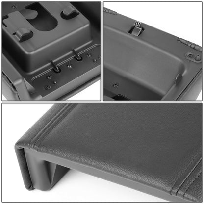 TAPA DE CONSOLA CENTER CONSOLE LID - 04-08 FORD F-150 / 06-08 LINCOLN MARK LT - ONLY FITS MODELS WITH FLOOR SHIFT - BLACK