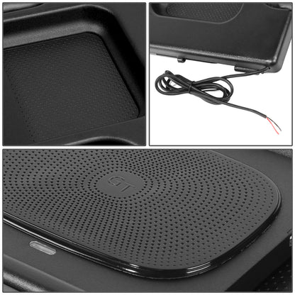 TAPA DE CONSOLA CENTER CONSOLE LID - 2003 CADILLAC ESCALADE ESV / 02-03 CADILLAC ESCALADE EXT / 02-06 CHEVY AVALANCHE / 01-06 CHEVY SILVERADO, SUBURBAN, TAHOE, GMC SIERRA, GMC YUKON, YUKON XL / 2007 CHEVY SILVERADO, GMC SIERRA CLASSIC - W/ WIRELESS