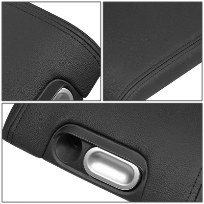 TAPA DE CONSOLA CENTER CONSOLE LID - 09-14 FORD F-150 / 10-14 LINCOLN MARK LT - FITS MODELS WITH FLOW THROUGH CONSOLES ONLY - BLACK