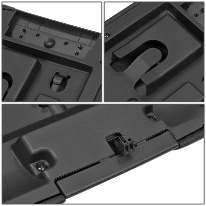 TAPA DE CONSOLA CENTER CONSOLE LID - 09-14 FORD F-150 / 10-14 LINCOLN MARK LT - FITS MODELS WITH FLOW THROUGH CONSOLES ONLY - BLACK