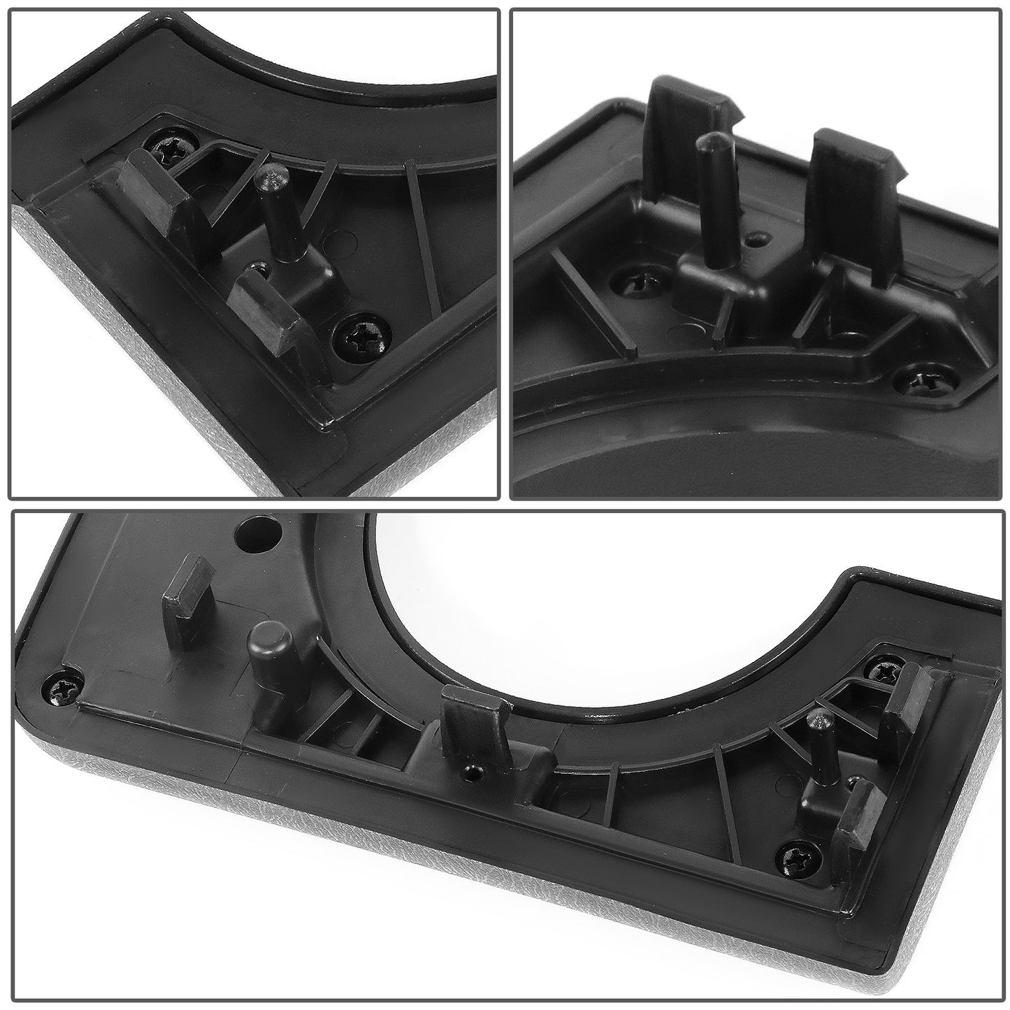 TAPA DE CONSOLA CENTER CONSOLE CUP HOLDER TRIM - 04-14 FORD F-150 - FITS MODELS WITH 40/20/40 BENCH SEATS - DARK GRAY