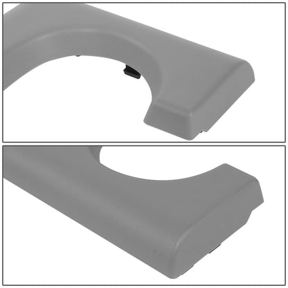 TAPA DE CONSOLA CENTER CONSOLE CUP HOLDER TRIM - 04-14 FORD F-150 - FITS MODELS WITH 40/20/40 BENCH SEATS - GRAPHITE GREY
