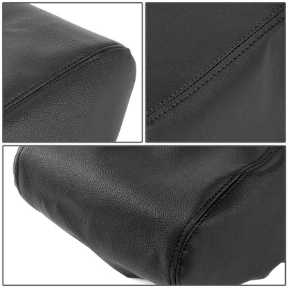 TAPA DE CONSOLA CENTER CONSOLE COVER - 08-10 DODGE CHARGER - SYNTHETIC LEATHER - BLACK