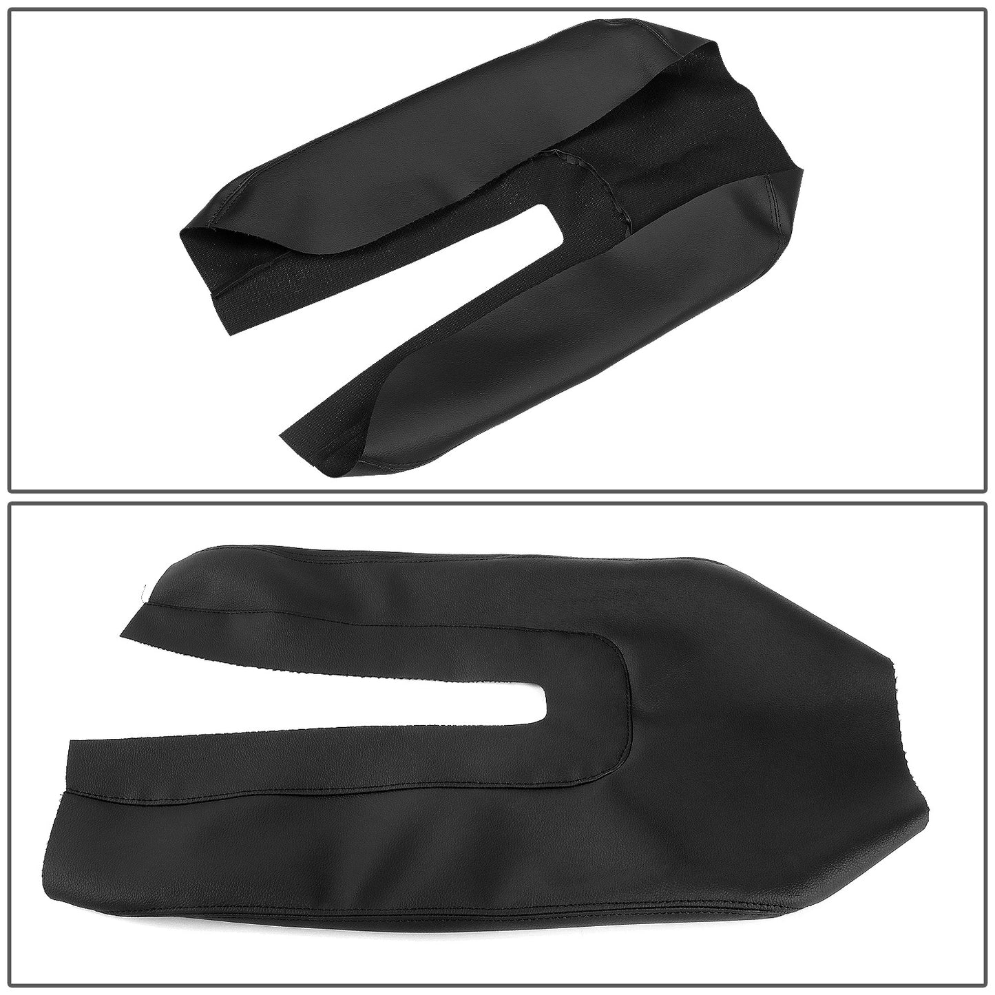 TAPA DE CONSOLA CENTER CONSOLE COVER - 14-19 TOYOTA TUNDRA - SYNTHETIC LEATHER - BLACK