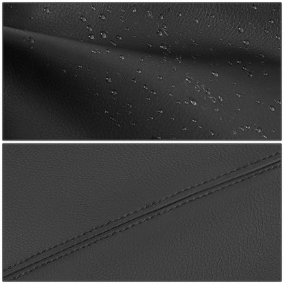 TAPA DE CONSOLA CENTER CONSOLE COVER - 11-16 FORD F-250 SUPER DUTY - BLACK REAL LEATHER