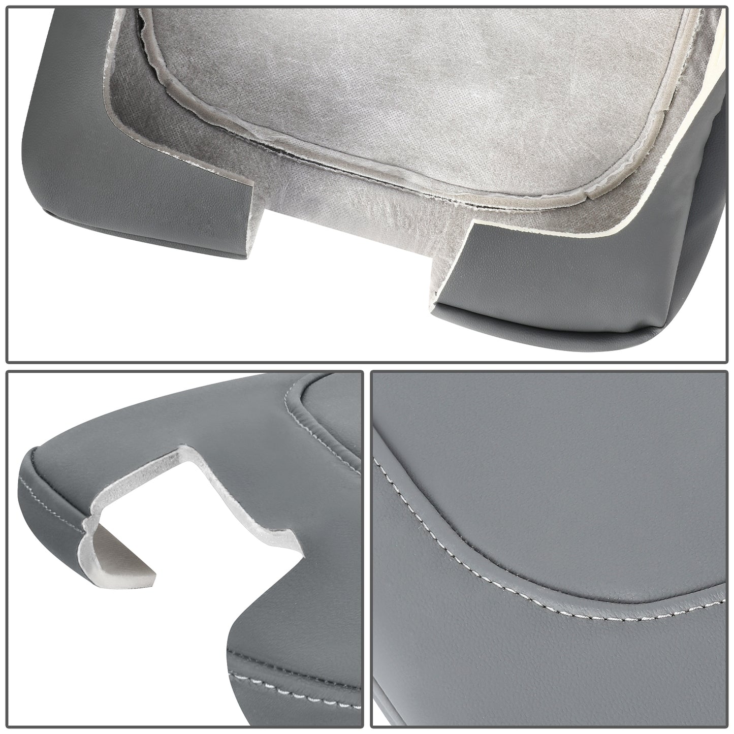 TAPA DE CONSOLA CENTER CONSOLE COVER - 13-18 DODGE RAM - GRAY VINYL CENTER
