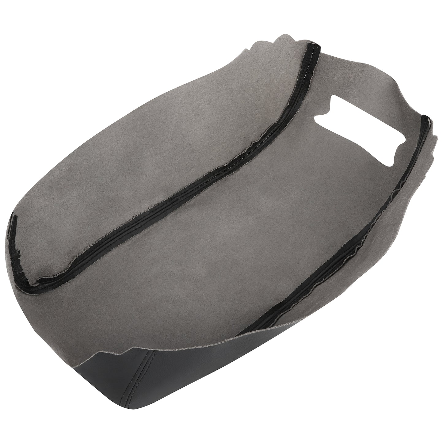 TAPA DE CONSOLA CENTER CONSOLE COVER - 01-06 LEXUS LS430 - BLACK REAL LEATHER