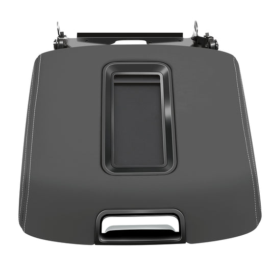TAPA DE CONSOLA CENTER CONSOLE COVER - 15-19 CHEVROLET TAHOE / 15-19 GMC YUKON - BLACK DUNE LEATHER
