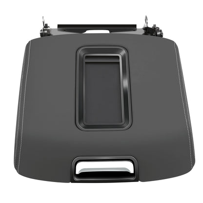 TAPA DE CONSOLA CENTER CONSOLE COVER - 15-19 CHEVROLET TAHOE / 15-19 GMC YUKON - BLACK DUNE LEATHER