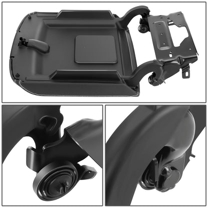 TAPA DE CONSOLA CENTER CONSOLE COVER - 15-19 CHEVROLET TAHOE / 15-19 GMC YUKON - BLACK DUNE LEATHER