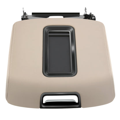 TAPA DE CONSOLA CENTER CONSOLE COVER - 15-19 CHEVROLET TAHOE / 15-19 GMC YUKON - BROWN DUNE LEATHER