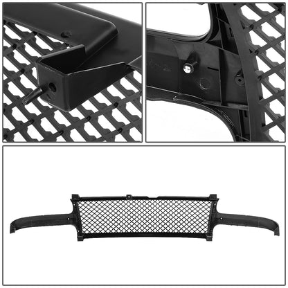 PARRILLA GRILLE - 99-02 CHEVY SILVERADO / 00-06 CHEVY SUBURBAN - GLOSSY MESH - MATTE BLACK