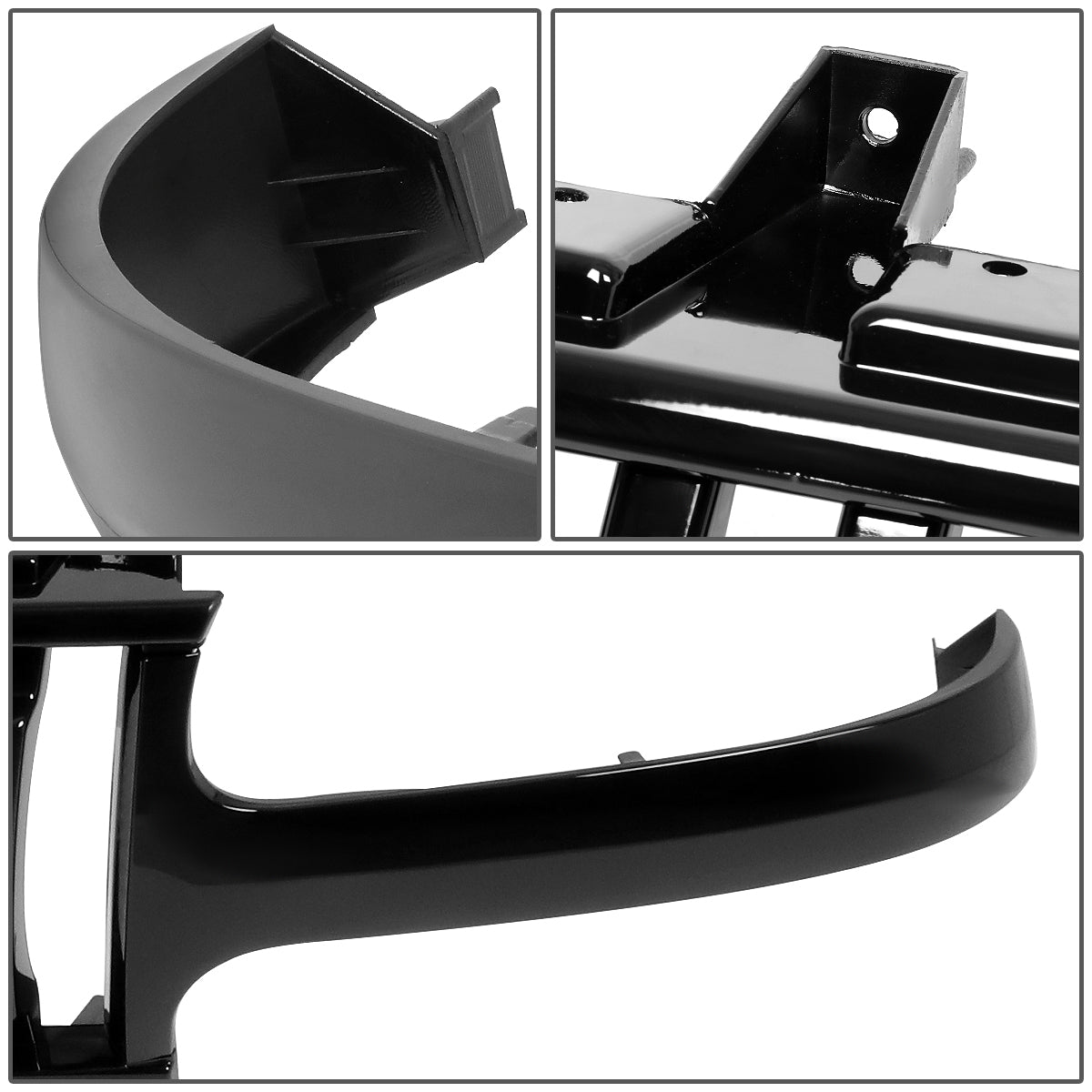 PARRILLA GRILLE - 99-02 SILVERADO 1500 / 00-06 CHEVY TAHOE / 00-06 CHEVY SUBURBAN 1500 2500 - BADGELESS VERTICAL FENCE - BLACK