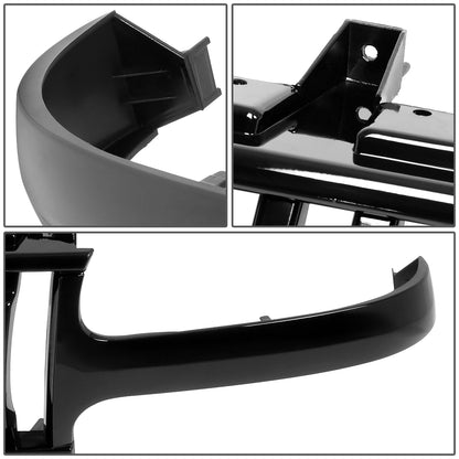 PARRILLA GRILLE - 99-02 SILVERADO 1500 / 00-06 CHEVY TAHOE / 00-06 CHEVY SUBURBAN 1500 2500 - BADGELESS VERTICAL FENCE - BLACK