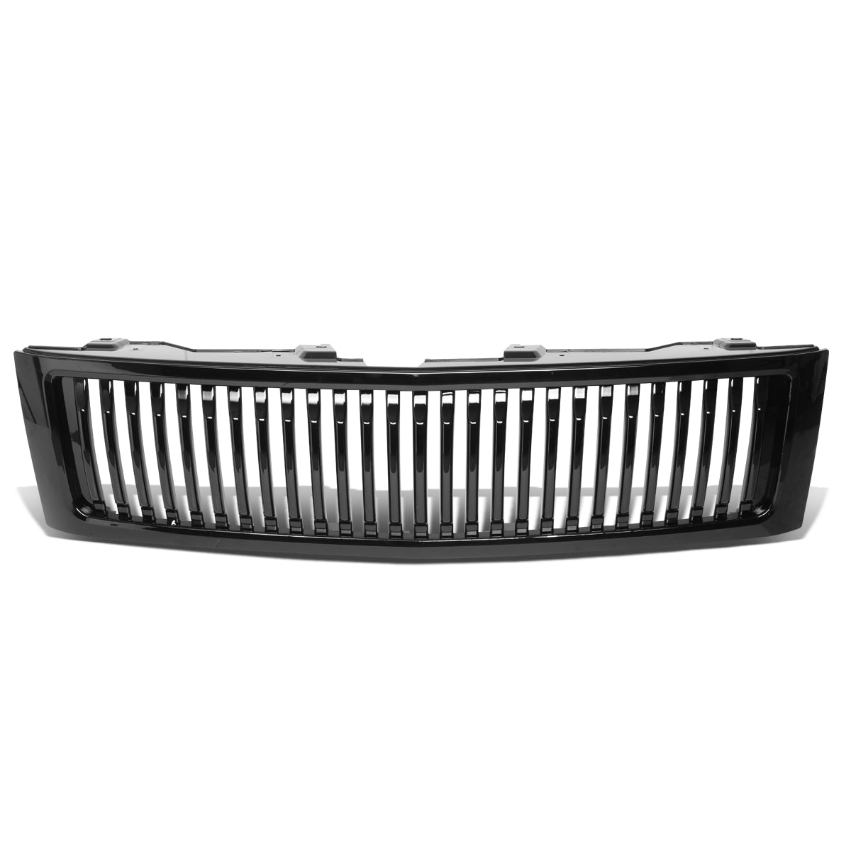 PARRILLA GRILLE - 07-13 CHEVY SILVERADO 1500 - BADGELESS FENCE - BLACK