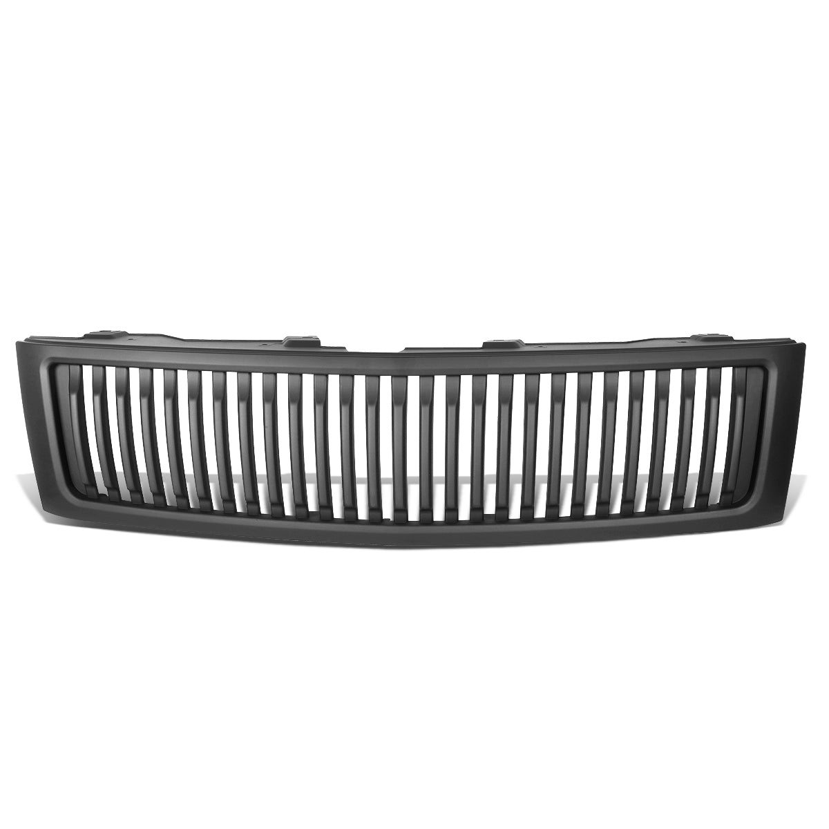 PARRILLA GRILLE - 07-13 CHEVY SILVERADO 1500 - BADGELESS FENCE - MATTE BLACK