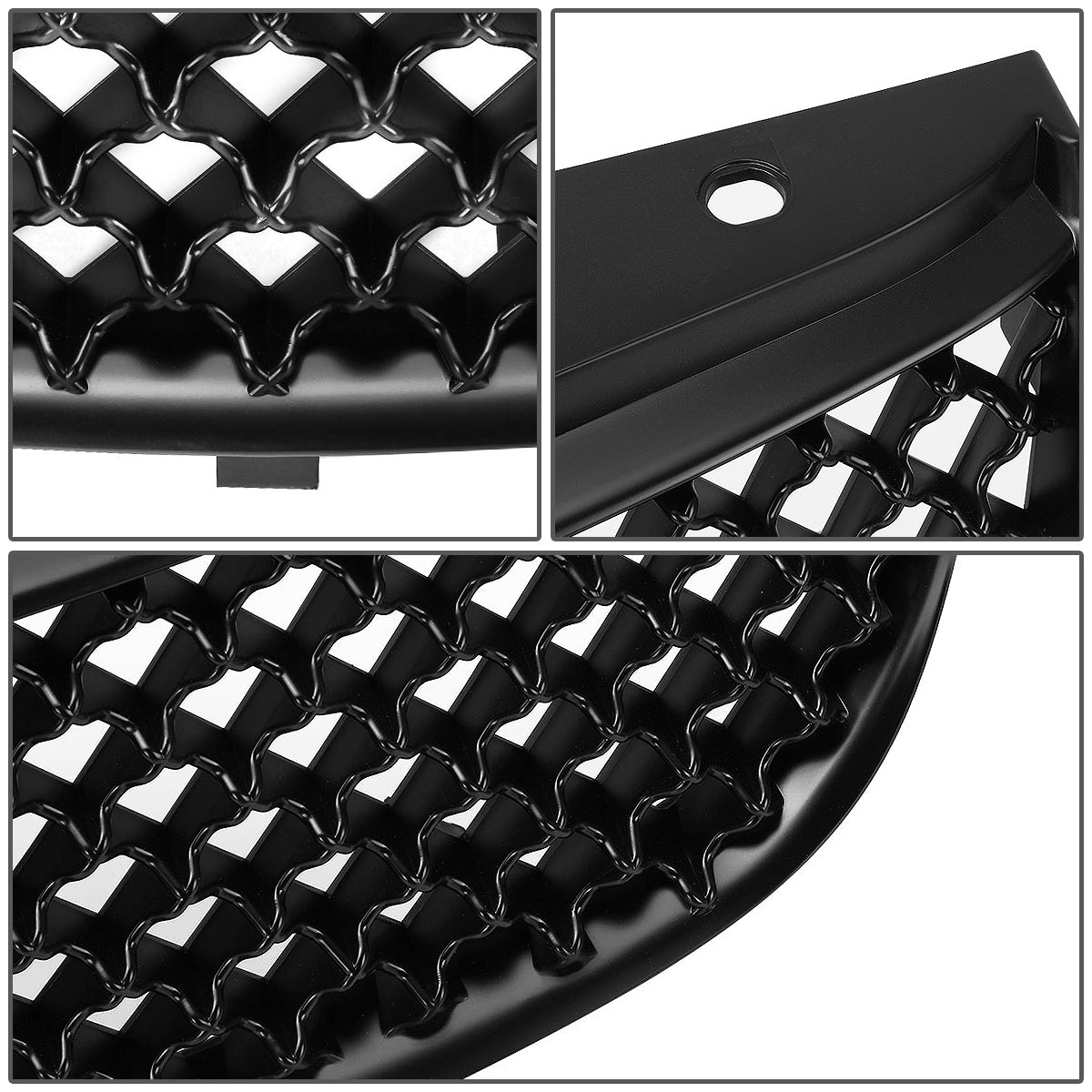 PARRILLA GRILLE - 97-99 CHEVY MAILBU - HONEYCOMB MESH STYLE - ABS - FITS ALL MODELS - BLACK