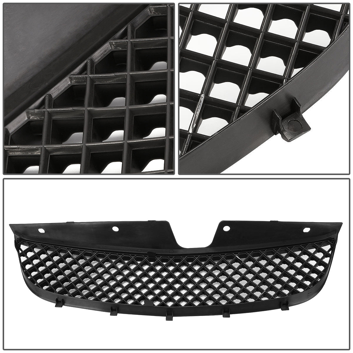 PARRILLA GRILLE - 97-99 CHEVY MAILBU - HONEYCOMB MESH STYLE - ABS - FITS ALL MODELS - BLACK