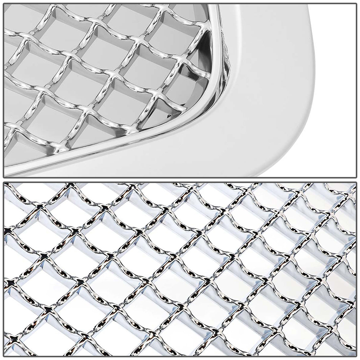 PARRILLA GRILLE - 06-09 CHEVROLET TRAILBLAZER - DIAMOND MESH STYLE - ABS - DOES NOT FIT NON LT MODELS - CHROME