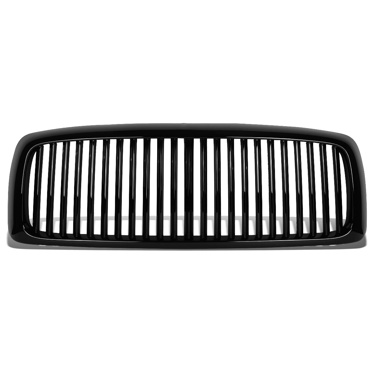 PARRILLA GRILLE - 02-05 DODGE RAM 1500 / 04-05 DODGE RAM 2500 , 3500 - VERTICAL FENCE STYLE - ABS - BLACK