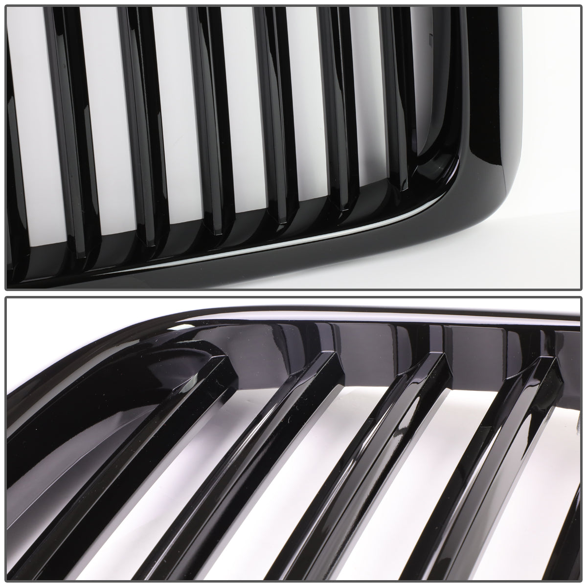 PARRILLA GRILLE - 02-05 DODGE RAM 1500 / 04-05 DODGE RAM 2500 , 3500 - VERTICAL FENCE STYLE - ABS - BLACK