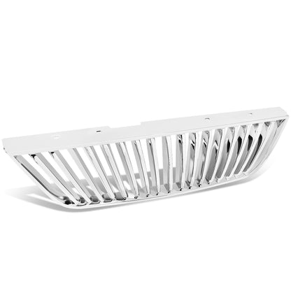 PARRILLA GRILLE - 99-04 FORD MUSTANG - VERTICAL FENCE STYLE - ABS - GLOSSY - CHROME