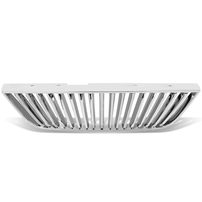 PARRILLA GRILLE - 99-04 FORD MUSTANG - VERTICAL FENCE STYLE - ABS - GLOSSY - CHROME