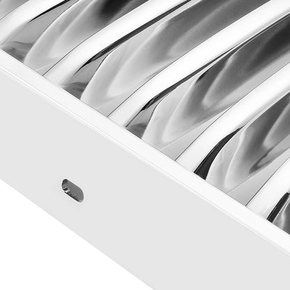 PARRILLA GRILLE - 99-04 FORD MUSTANG - VERTICAL FENCE STYLE - ABS - GLOSSY - CHROME