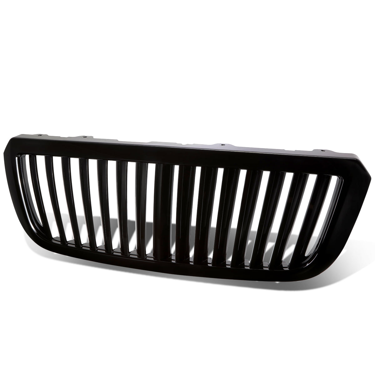 PARRILLA GRILLE - 04-05 FORD RANGER - VERTICAL FENCE STYLE - ABS - GLOSSY - DOES NOT FIT 2005 POST-FACELIFT UPDATE MODELS - BLACK