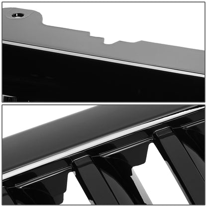 PARRILLA GRILLE - 04-05 FORD RANGER - VERTICAL FENCE STYLE - ABS - GLOSSY - DOES NOT FIT 2005 POST-FACELIFT UPDATE MODELS - BLACK