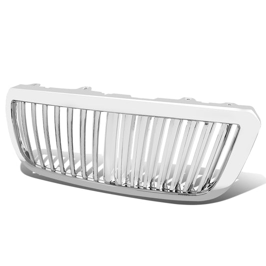 PARRILLA GRILLE - 05-07 FORD F-250 , F-350 , F-450 , F-550 - VERTICAL FENCE STYLE - ABS - CHROME