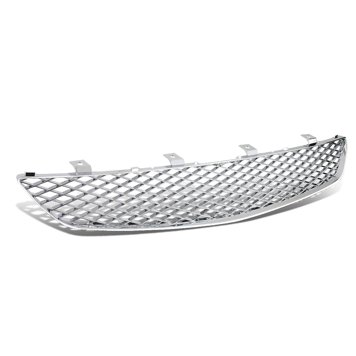 PARRILLA GRILLE - 03-05 HONDA CIVIC - DIAMOND MESH STYLE - ABS - CHROME