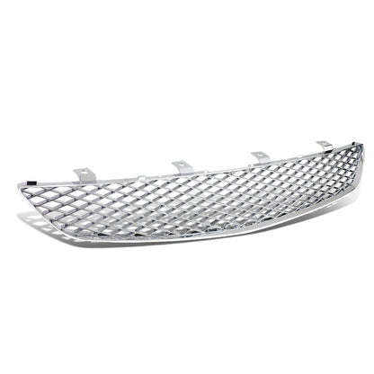 PARRILLA GRILLE - 03-05 HONDA CIVIC - DIAMOND MESH STYLE - ABS - CHROME