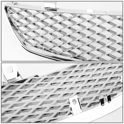 PARRILLA GRILLE - 03-05 HONDA CIVIC - DIAMOND MESH STYLE - ABS - CHROME