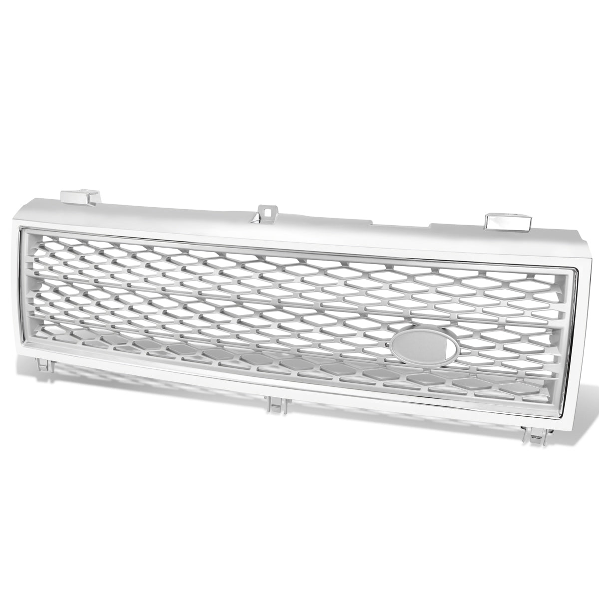 PARRILLA GRILLE - 03-05 RANGE ROVER - HONEYCOMB MESH STYLE - ABS - CHROME - SILVER