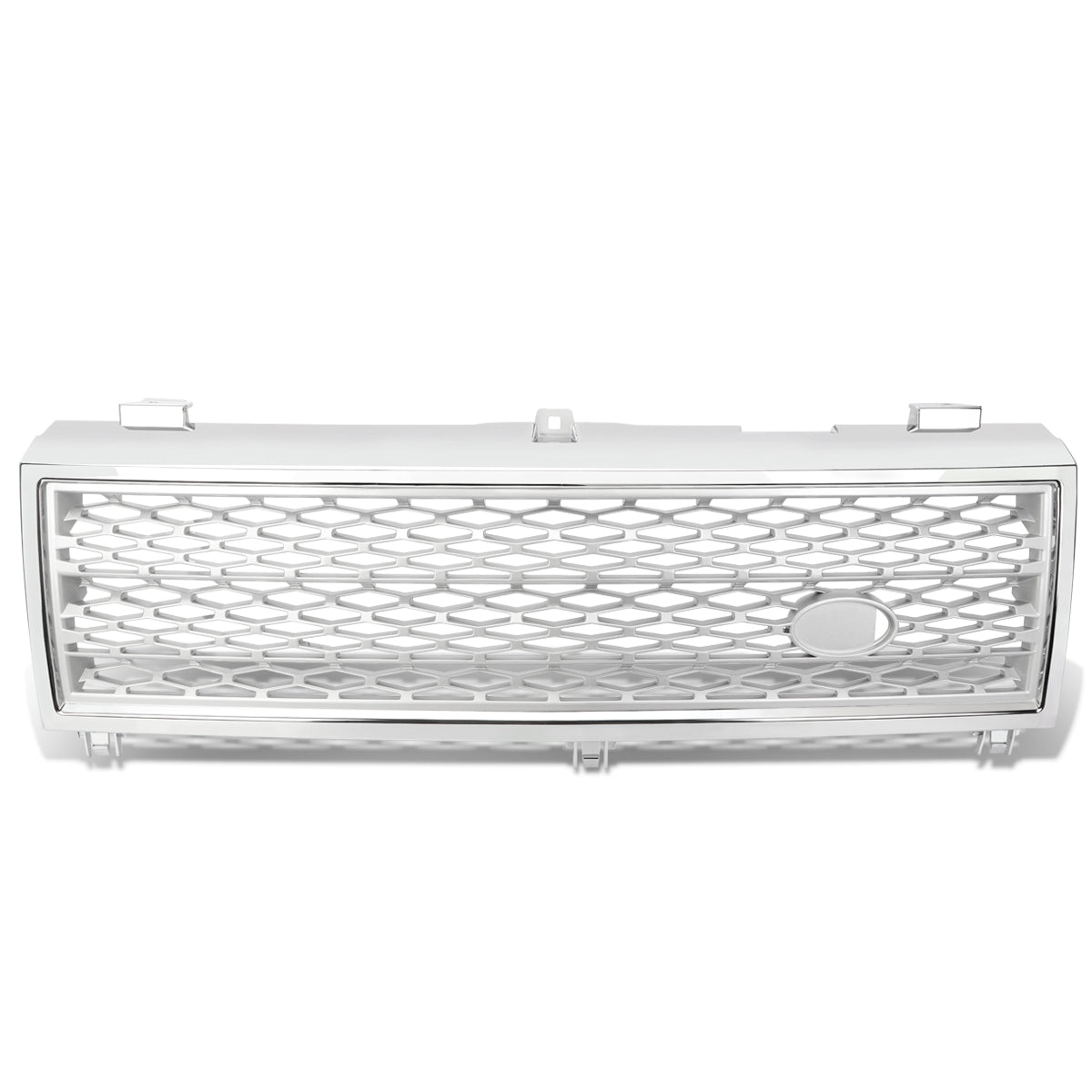 PARRILLA GRILLE - 03-05 RANGE ROVER - HONEYCOMB MESH STYLE - ABS - CHROME - SILVER