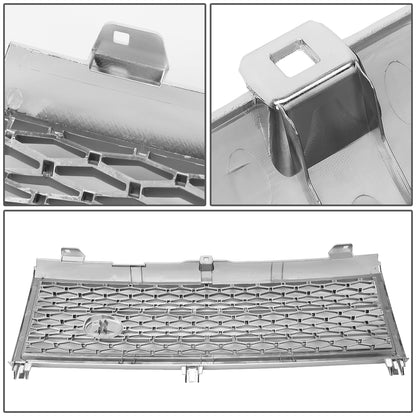 PARRILLA GRILLE - 03-05 RANGE ROVER - HONEYCOMB MESH STYLE - ABS - CHROME - SILVER