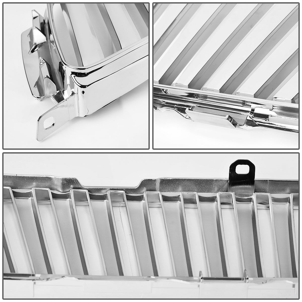 PARRILLA GRILLE - 01-05 LEXUS IS300 - VERTICAL FENCE STYLE - ABS - GLOSSY - CHROME
