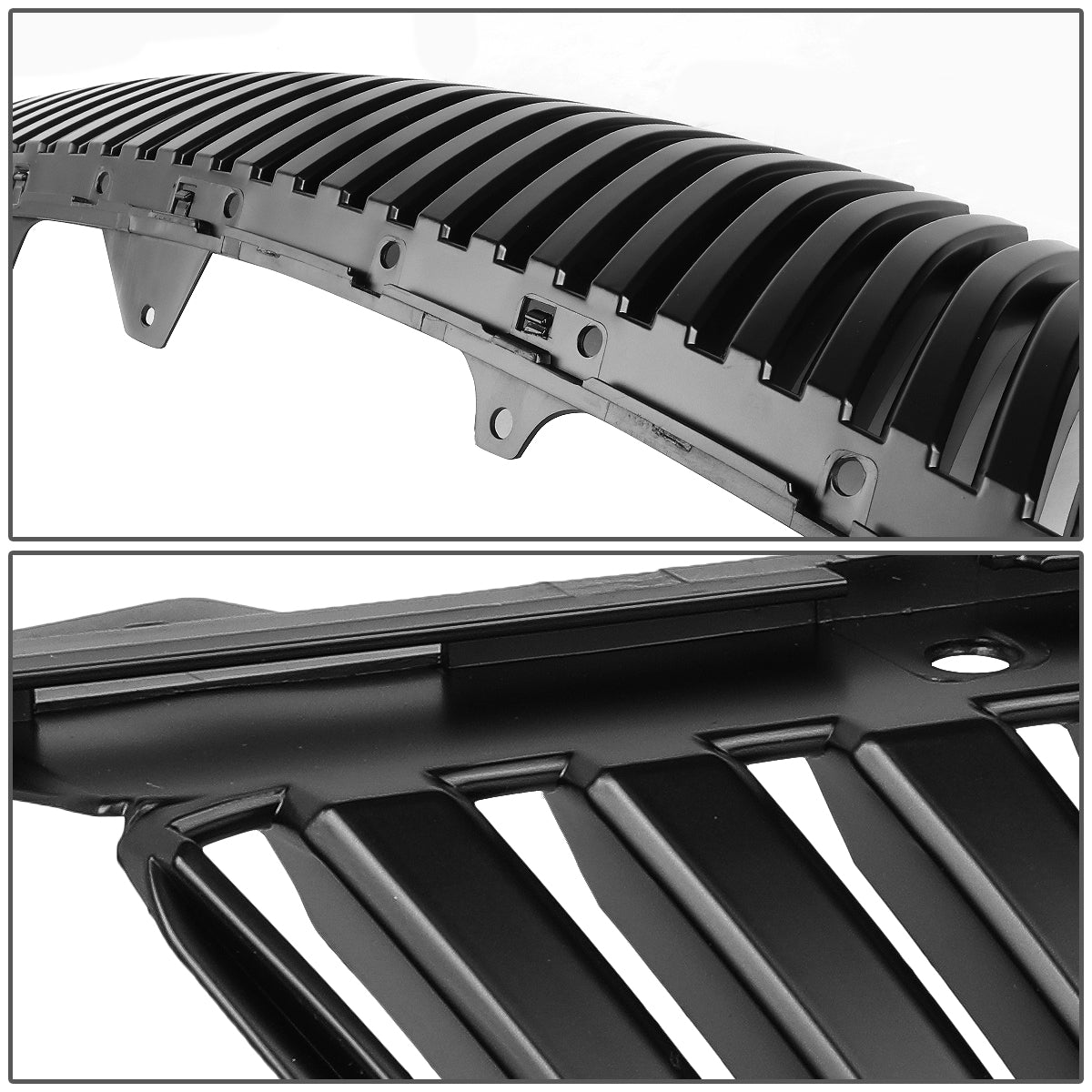 PARRILLA GRILLE - 06-11 LEXUS GS300 , GS350 , GS450 , 450H , GS460 - VERTICAL FENCE STYLE - ABS - BLACK